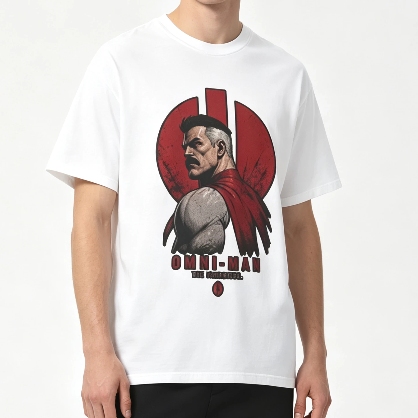 Summer Hot Sale Anime Invincible Omni‑Man Nolan Grayson Viltrum Logo Graphic T‑Shirt Y2K Men Women Cotton Streetwear T‑Shirt