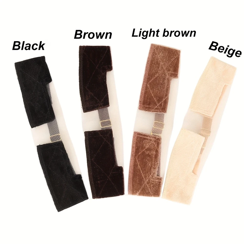Lace Wig Gripper Band Set ,With False Eyelashes,Breathable Fully Adjustable Extra Wide Lace - Premium for Lace Front and All Wig