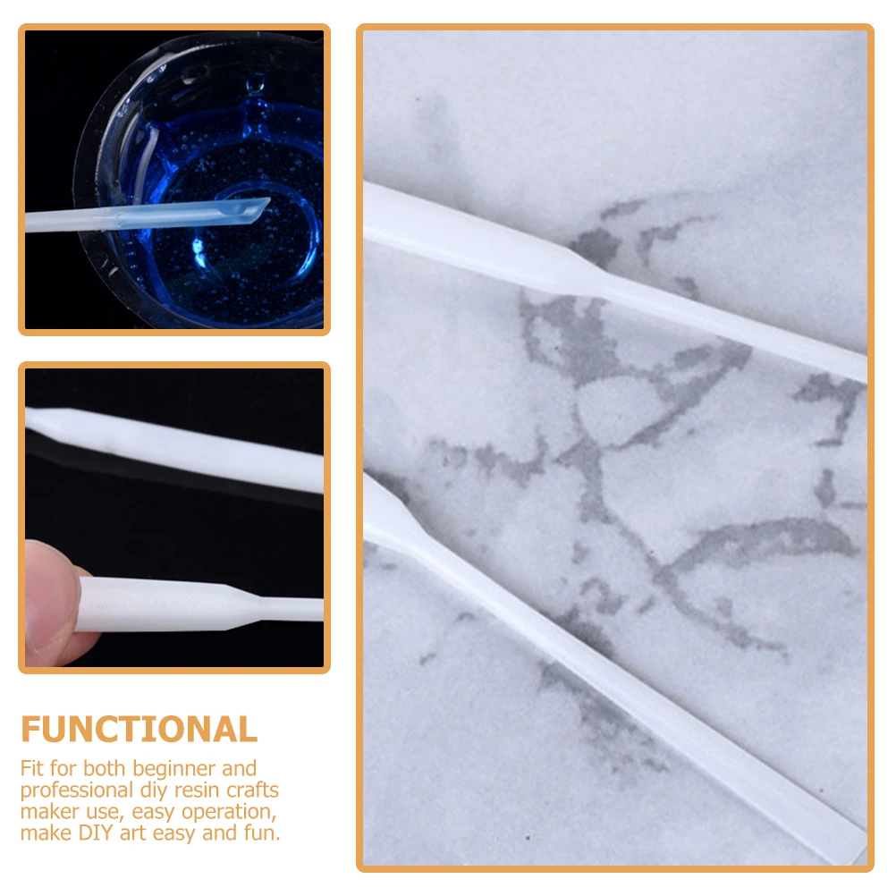 

10pcs Plastic Stirring Stick Reusable Resin Mixing Tool Craft Diy Jewelry Making Supply Glitter Cup Art Easy Use Beginner