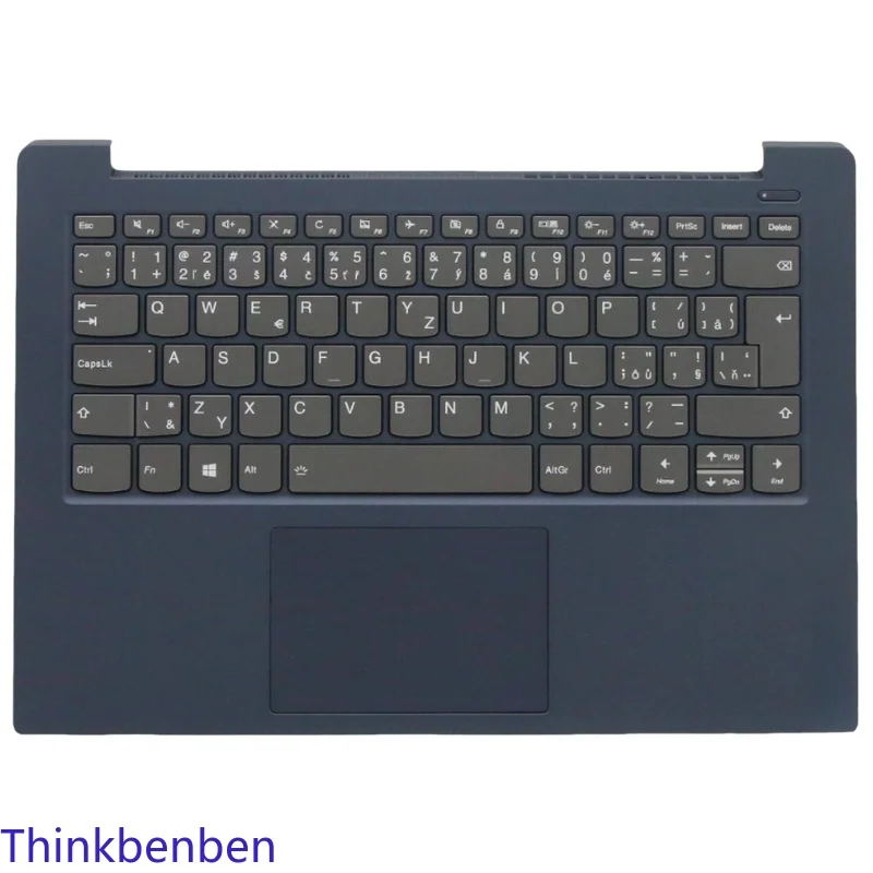 

CZ Czech Blue Keyboard Upper Case Palmrest Shell Cover For Lenovo Ideapad S340 14 14IWL 14API 14IIL 14IML 5CB0S18615
