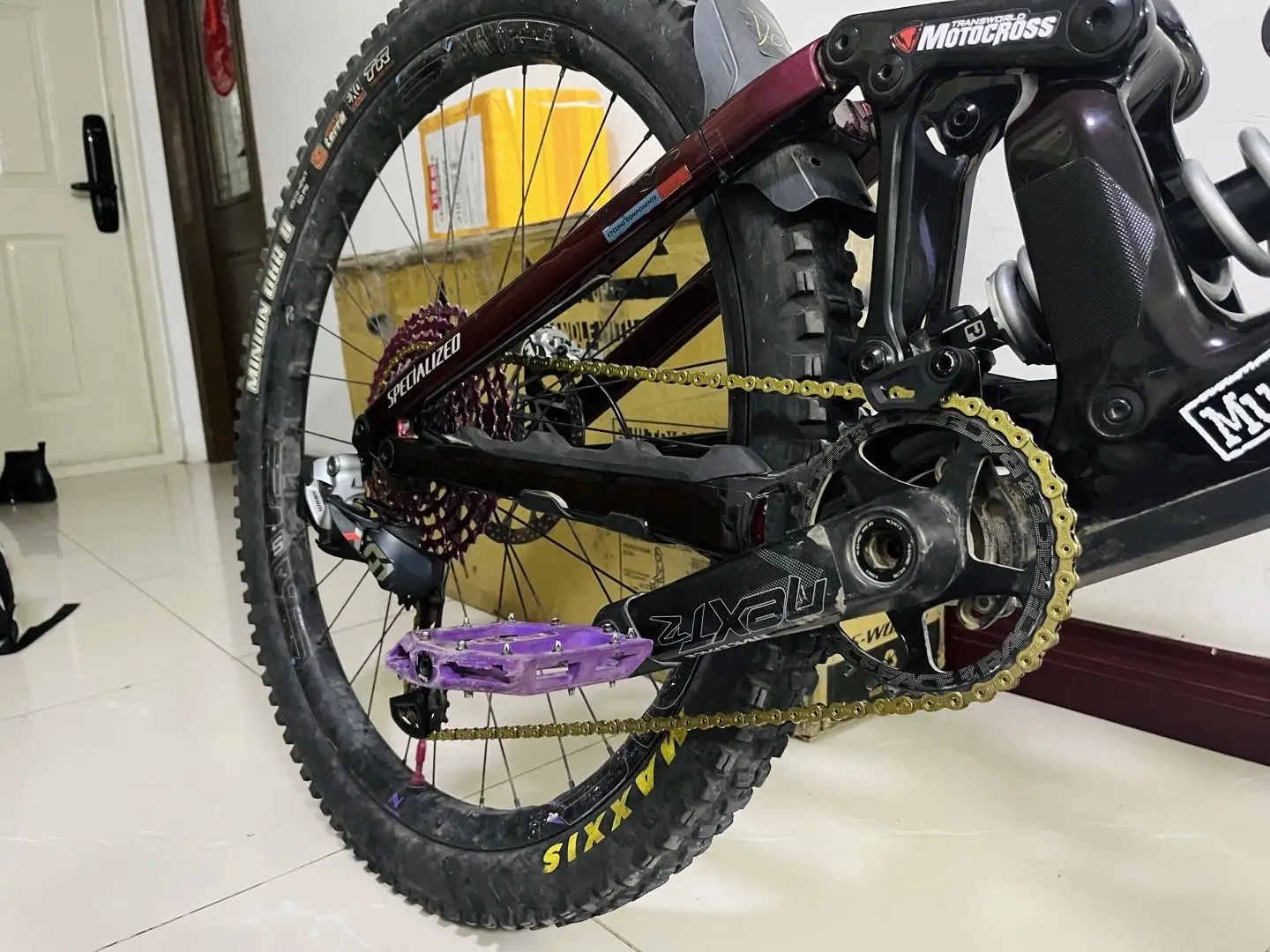 YBN 12speed SLA1210 bicycle chain for road mountain biking, compatible with SRAM SHIMANO Campagnolo 12speed transmission system