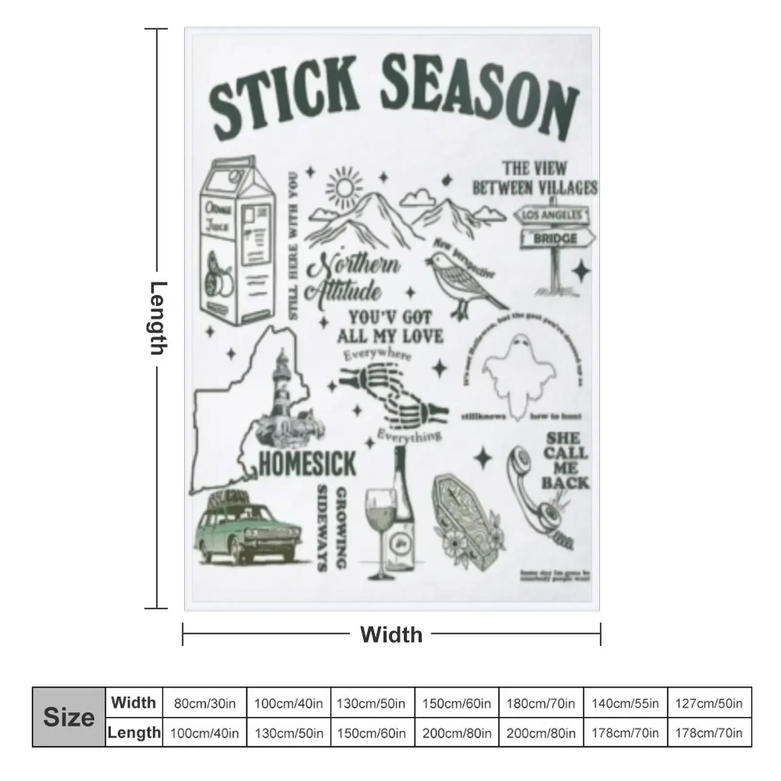 The view between villages Throw Blanket couch cozy soft plush fuzzy picnic outdoor blanket
