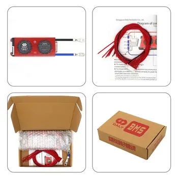 Daly smart bms 4s 16s 4s 8s 16s 48v 12v 24v 18650 lifepo4 batterie 100a 150a 200a canbus 1a smart active balance schiff zu eu us 12 best sales bg 8s - №3