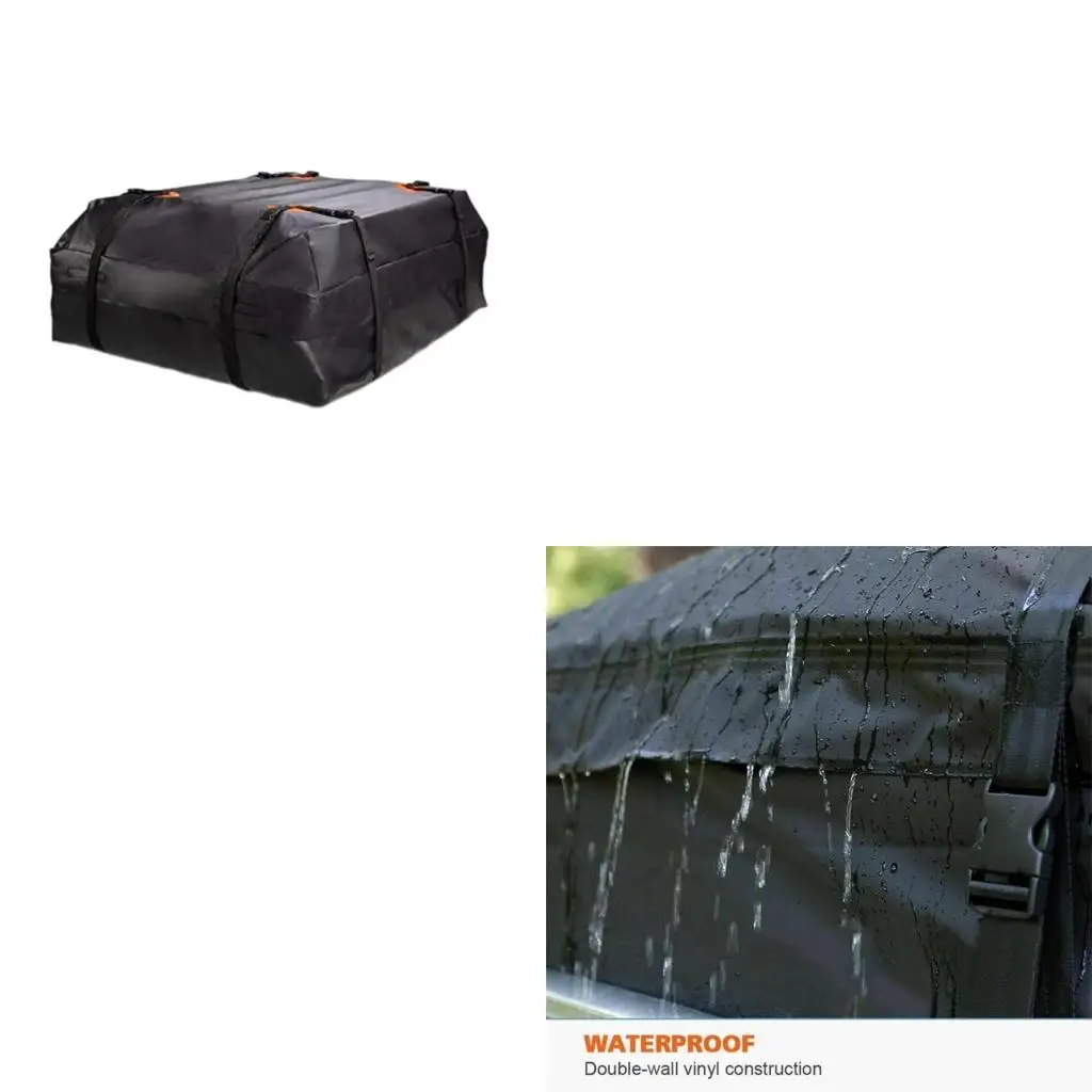 XA6H All Weather Roof Rack Cargo Bag Easy Foldable For Various Camping Car