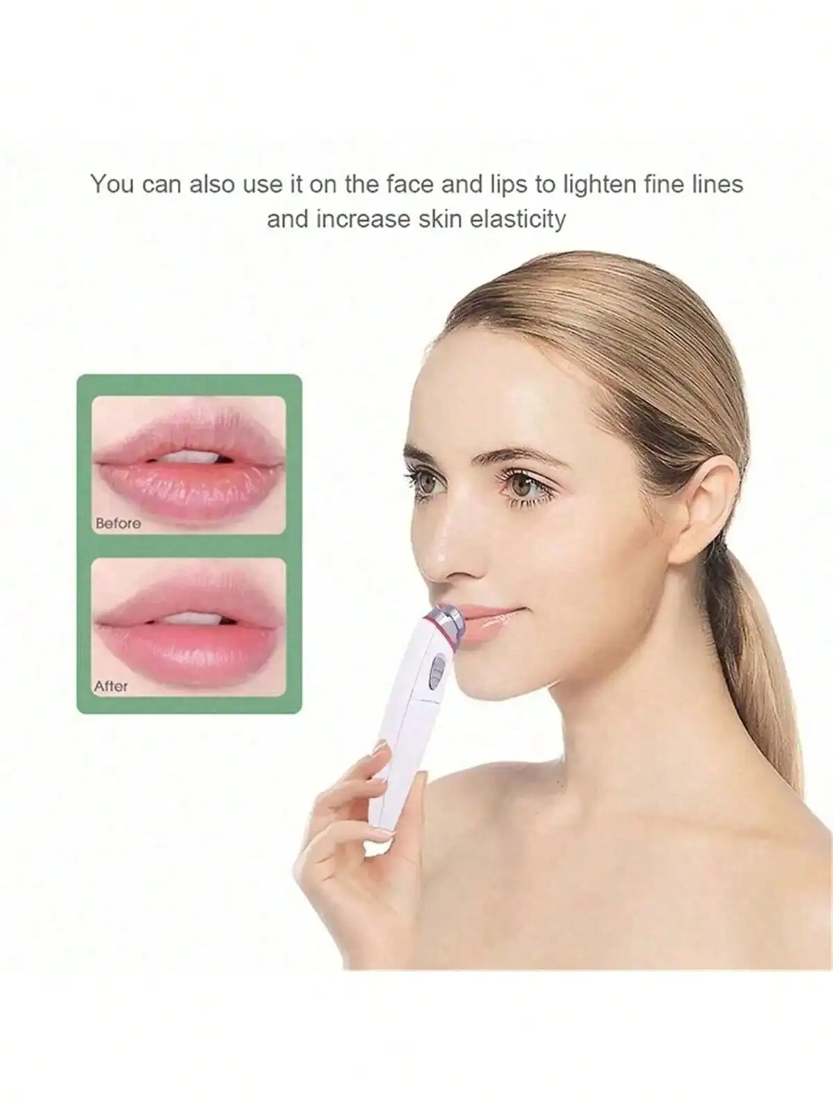 قلم تدليك العين بالاهتزاز الكهربائي، تجاعيد العين اللامعة، إزالة الهالات السوداء، جهاز تدليك جهاز التجميل #5