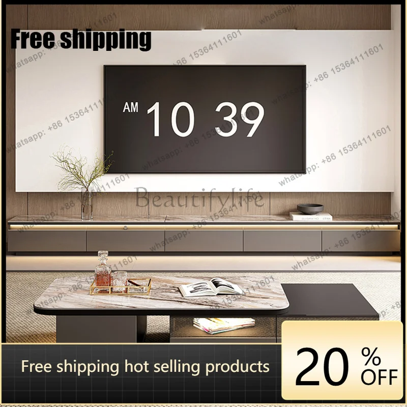 Hot Modern Minimalist Tv Stand Premium Multifunctional Elegant Beauty Tv Stand Trendy Classic Meuble De Télévision Furniture Hom