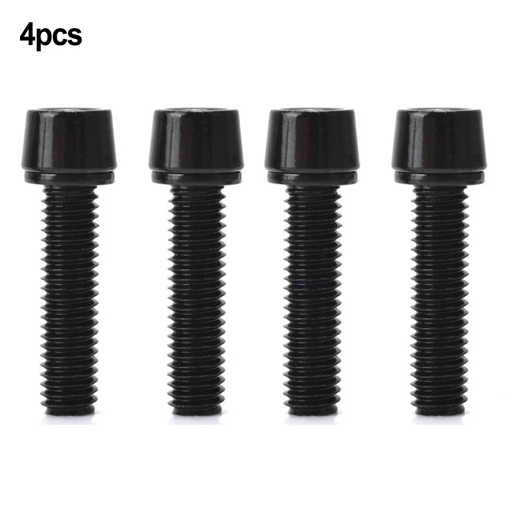 M5/M6 Bike Stem Spacers With Screws Multi-color Bicycle Steering Handlebar Stem Screws Bolts Steel Bicycle Components