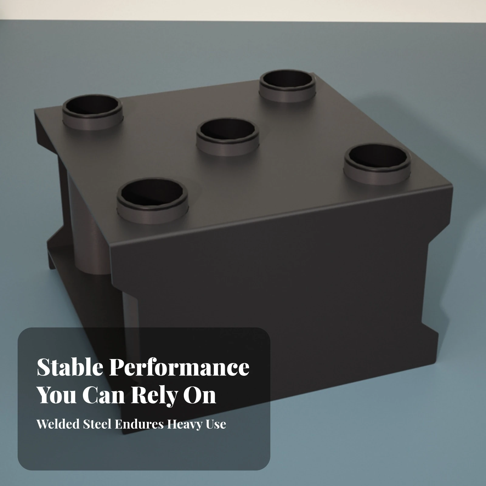 Barbell Rack with 5 Slots Freestanding Vertical Barbell Holder Standard Bar Rack Stable Standard Bar Holder Secure
