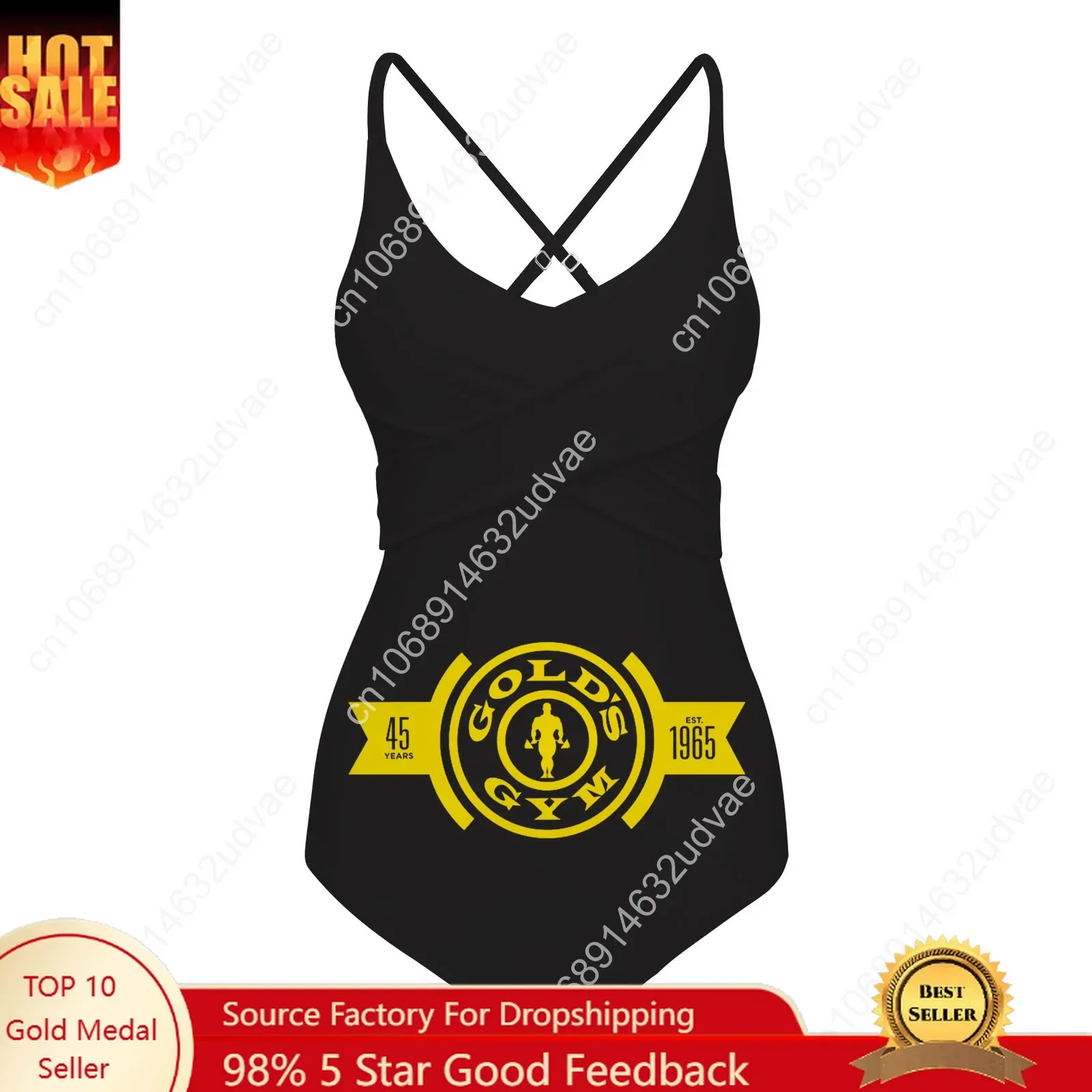 Gold’s Gym Swimsuit Womens Sling Swimsuits Personalized Sexy Swimwear Pool Party Beach Bikini Summer Customize Bathing Suits