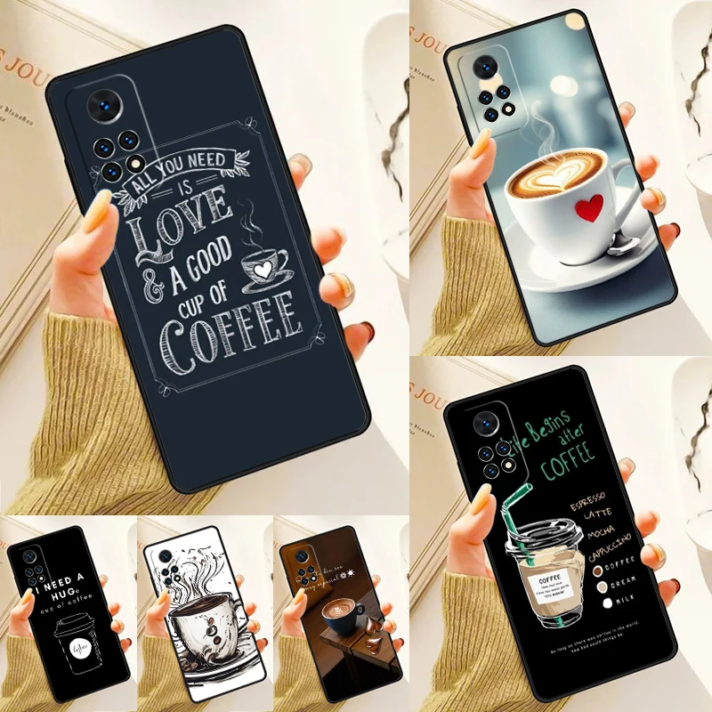 

Чехол с чашкой кофе для Samsung Galaxy S24 Plus S23 S20 S21FE Lite S22 Ultra Note 20 S8 S9 S10 Phone Coque