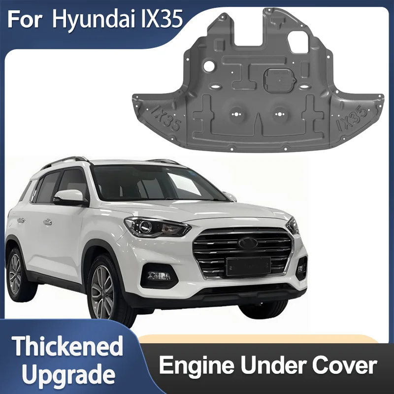 Передняя крышка под двигателем для Hyundai IX35 2018-2021, защитная пластина, защитная пластина, защитная панель двигателя автомобиля, брызговик