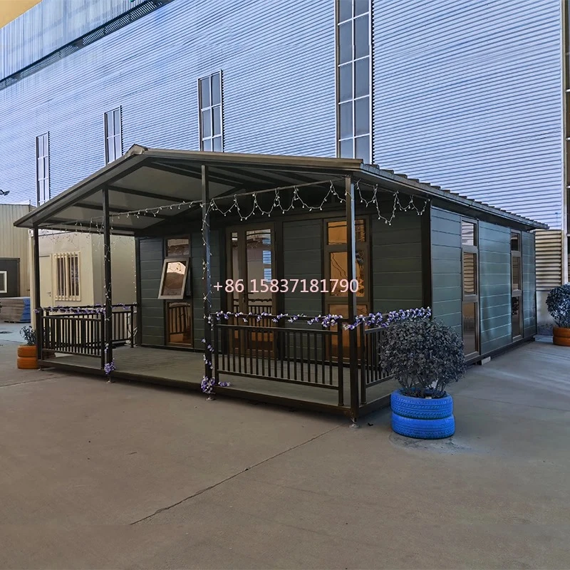 Fashionable Container House Tiny Cabin Space Mobile Home Container Prefab Mobile Home Expandable Container House for New Zealand