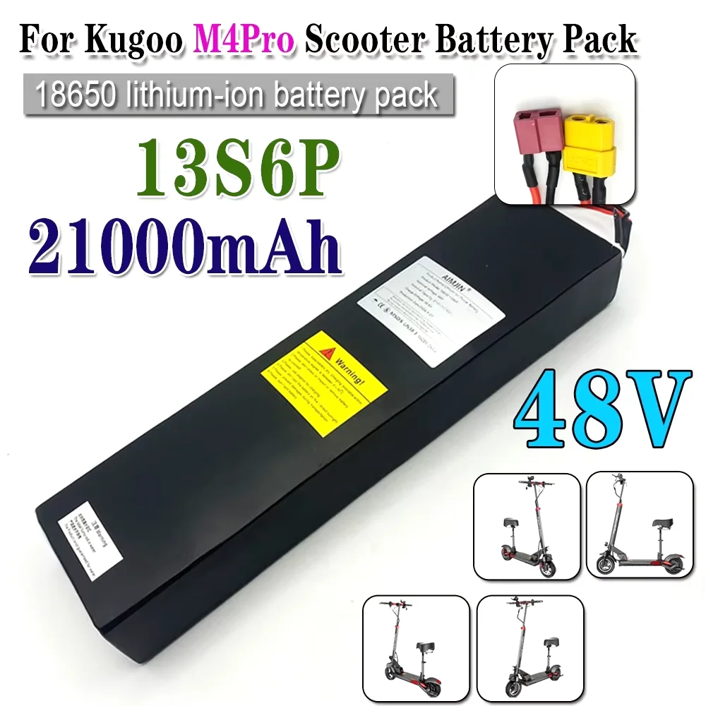 

Original battery For KUGOO M4 Pro Electric Scooter Battery 18650 13S6P Lithium-ion Battery Pack 48V 21Ah