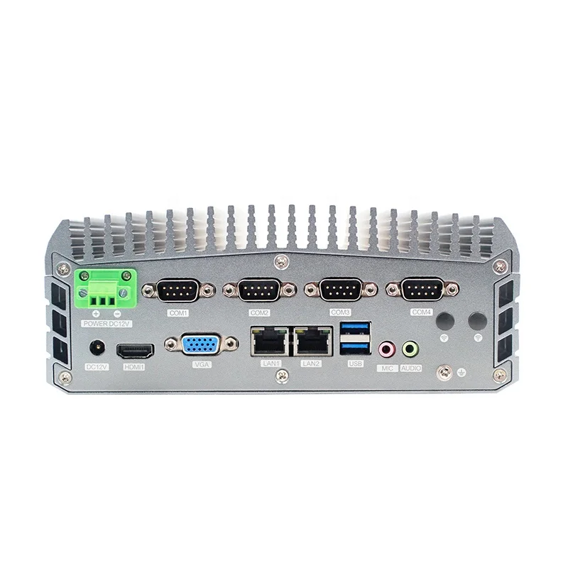 Zunsia  8th/10th/11th Gen Core i3 i5 i7 Fanless Desktop Mini Computer X86 Embedded Industrial Dual LAN Mini PC