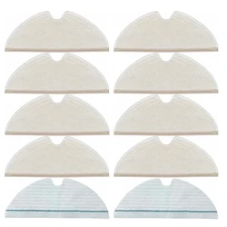 10 Stuks Mop Pad Voor Roborock Q5 Pro/Q8 Max/Q8 Max +/Q7/Q7 +/Q7 Max/Q7 Max +/S5/S50/S51/S55/S5 Max Robot Vacuüm schoner