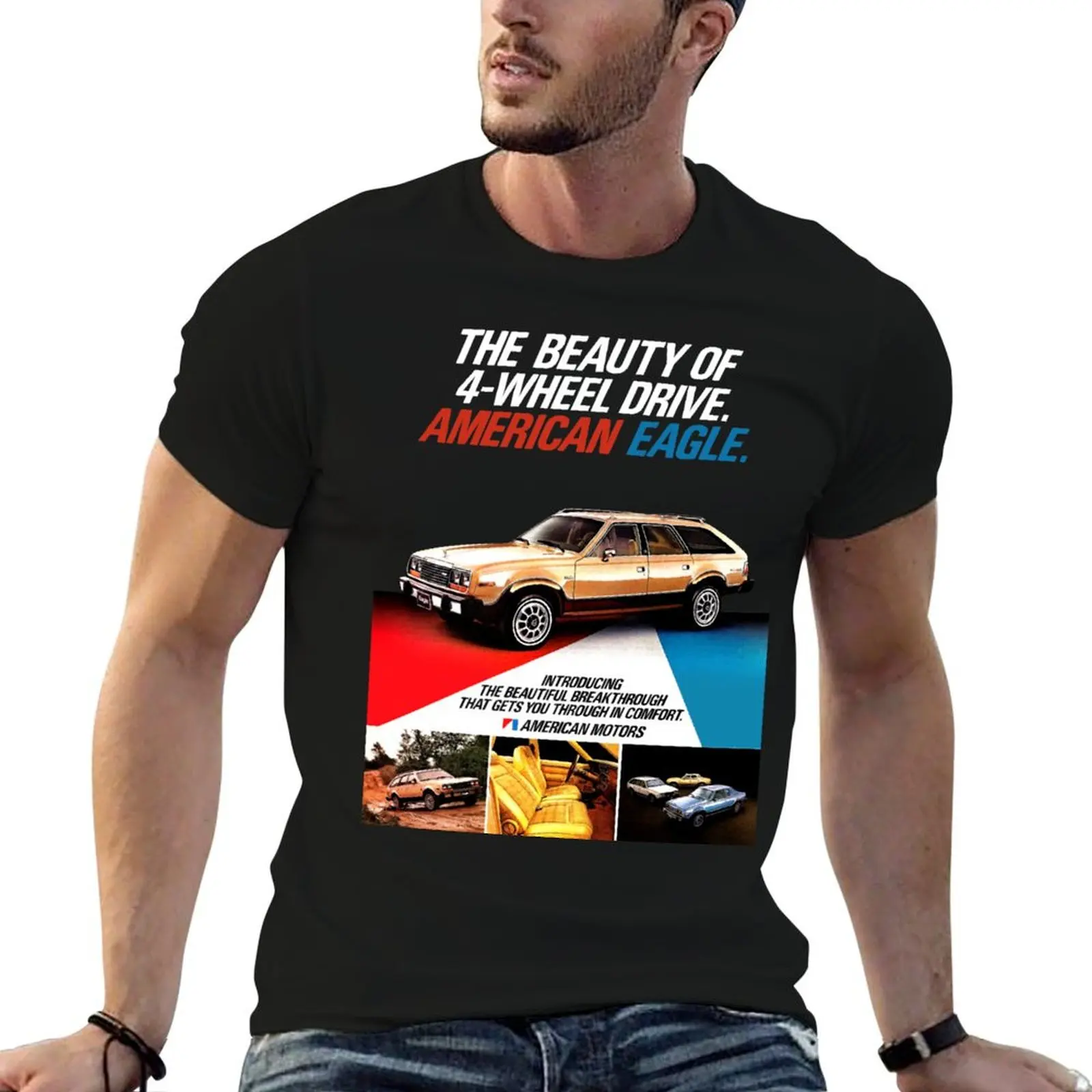 AMC EAGLE - ADVERT T-Shirt Plus Size Summer Short Sleeve T-Shirt
