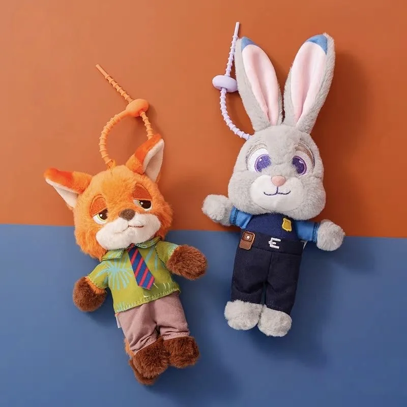 かわいいズートピア ジュディ・ホップス バッグチャーム ディズニー ニック・ワイルド 漫画ぬいぐるみペンダント かわいいキーホルダー飾り 女の子のクリスマスギフト