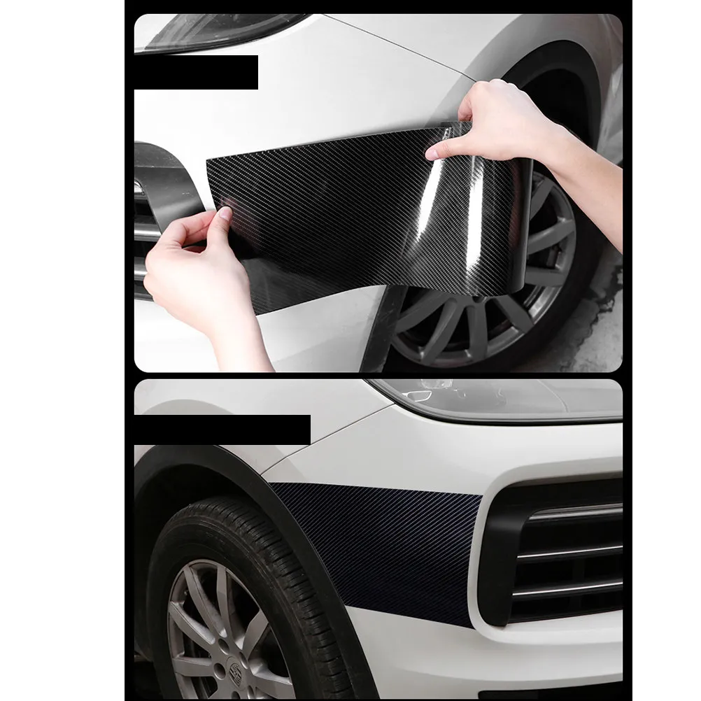 

Car Anti-Scratch Strip Carbon Fiber 300x5cm Flame-Resistant Bumper Protector Auto Strip Door Crash Prevention Sticker