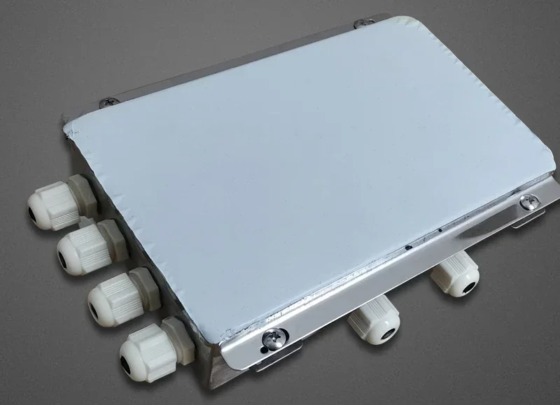 Stainless steel junction box weighbridge sensor junction box waterproof truck scale 100 tons 4 lines 6  8  10
