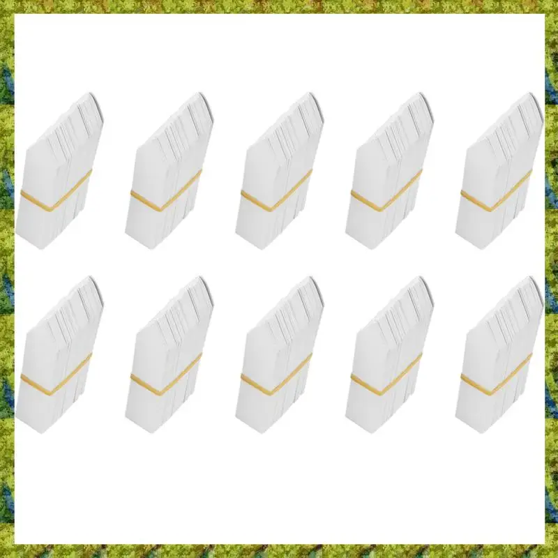 UISN 1000 Pcs 4 Inch Plant Tags Garden Nursery Labels Plastic Pot Labels White