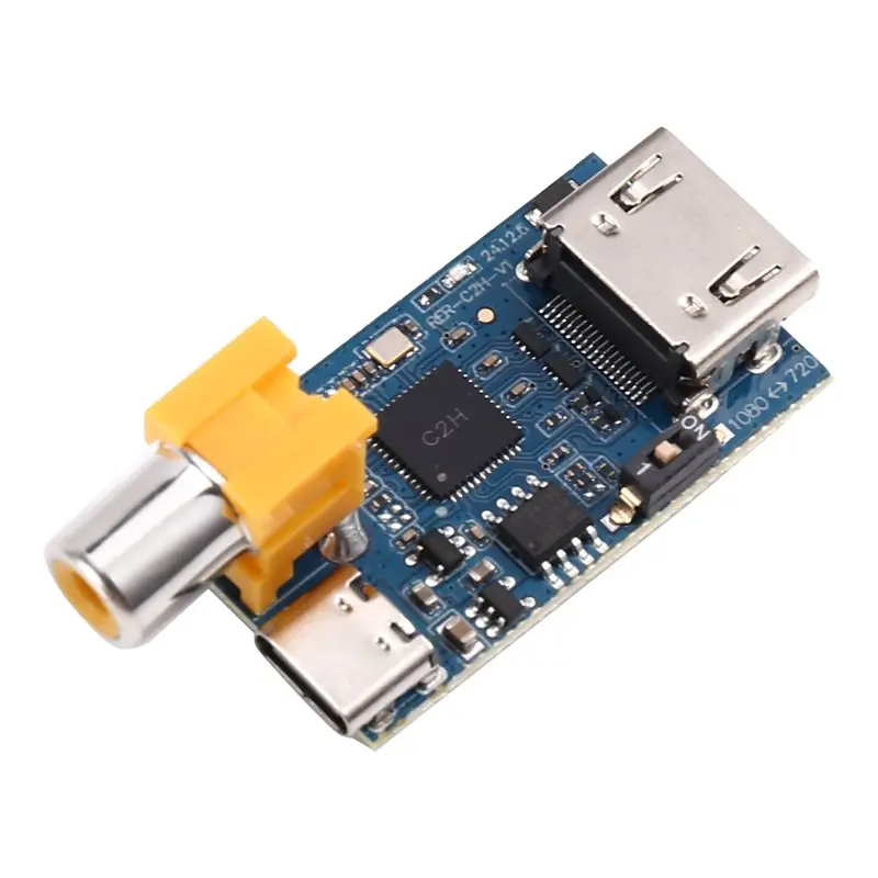 A99E-CVBS To -Compatible Analog Video To HD -Compatible Video Output Module 1080P Compatible PAL/NTSC