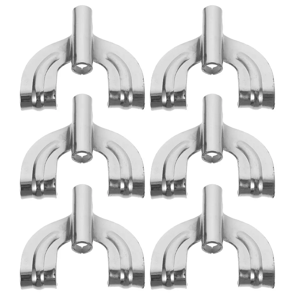 

6 Pcs Drum Hook Grab Clip Bass Mount Claw Hooks Hardware for Parts Microphone Replacement Metal