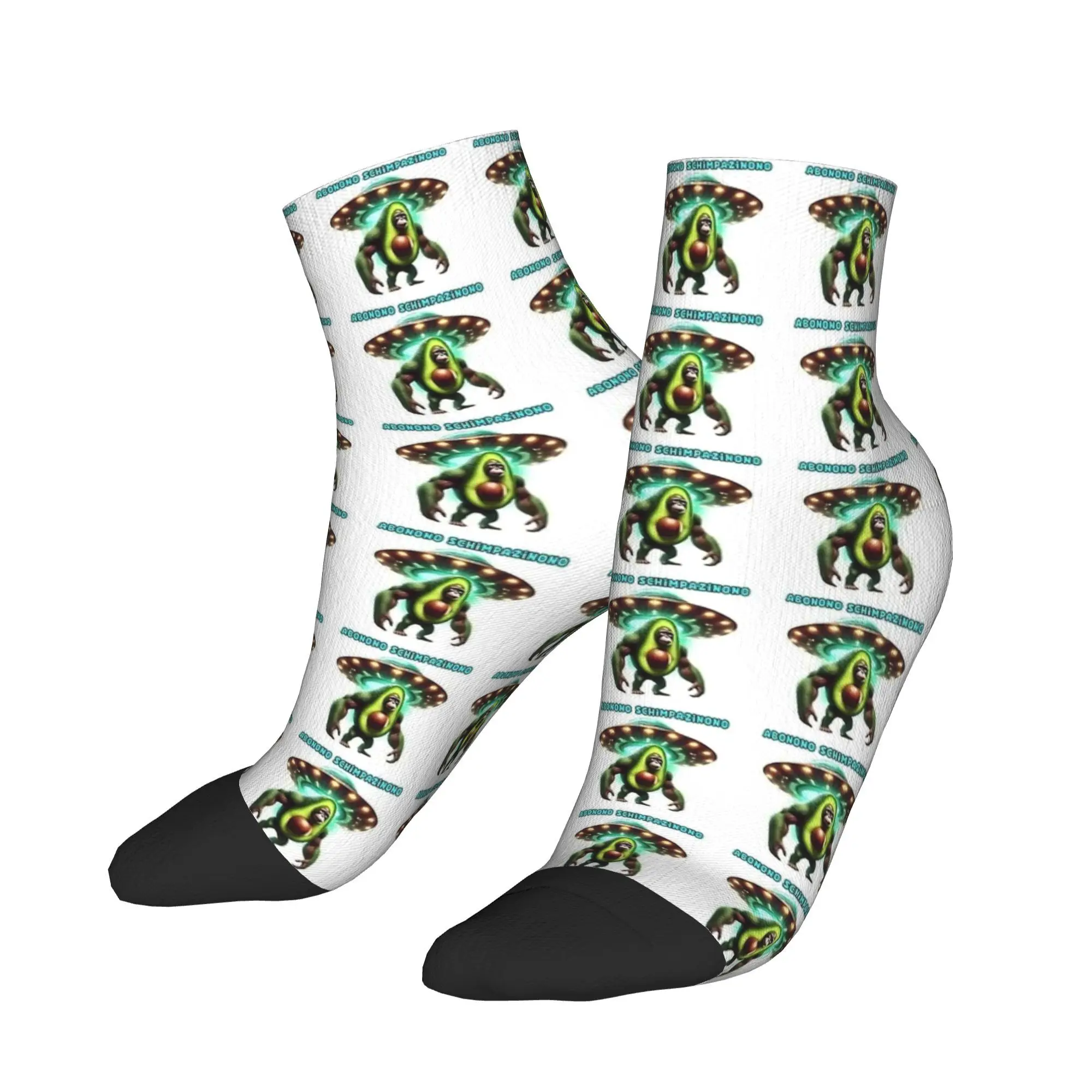 Повседневные носки для пар Abonono Schimpazinono Abono Judge Zino, противоскользящие мягкие носки, осенние итальянские носки Brainrot для отдыха, скейтборда