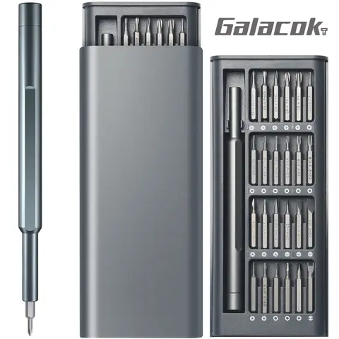 정밀 드라이버 세트 Torx 크로스 헤드 및 플랫 헤드가 있는 소형 스크류 드라이버 전자 시계 DIY용 자기 수리 도구