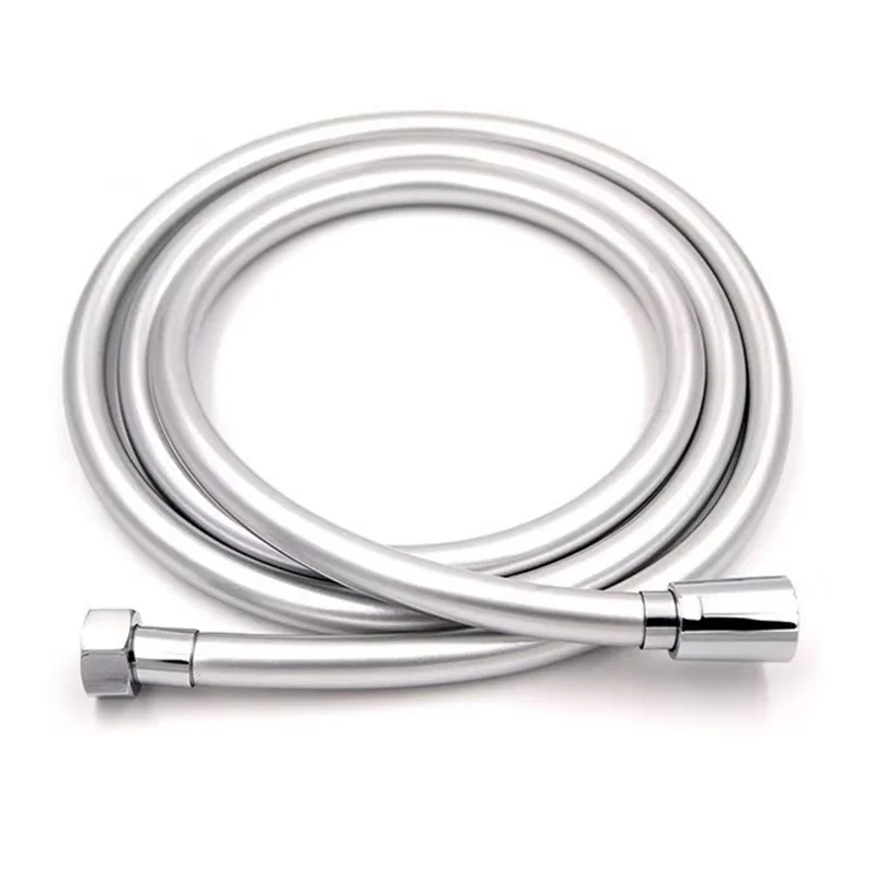 

Homedec High Quality Silver PVC Shower Hose Practical And Durable Modern Style For Bathroom Use Flexible Design