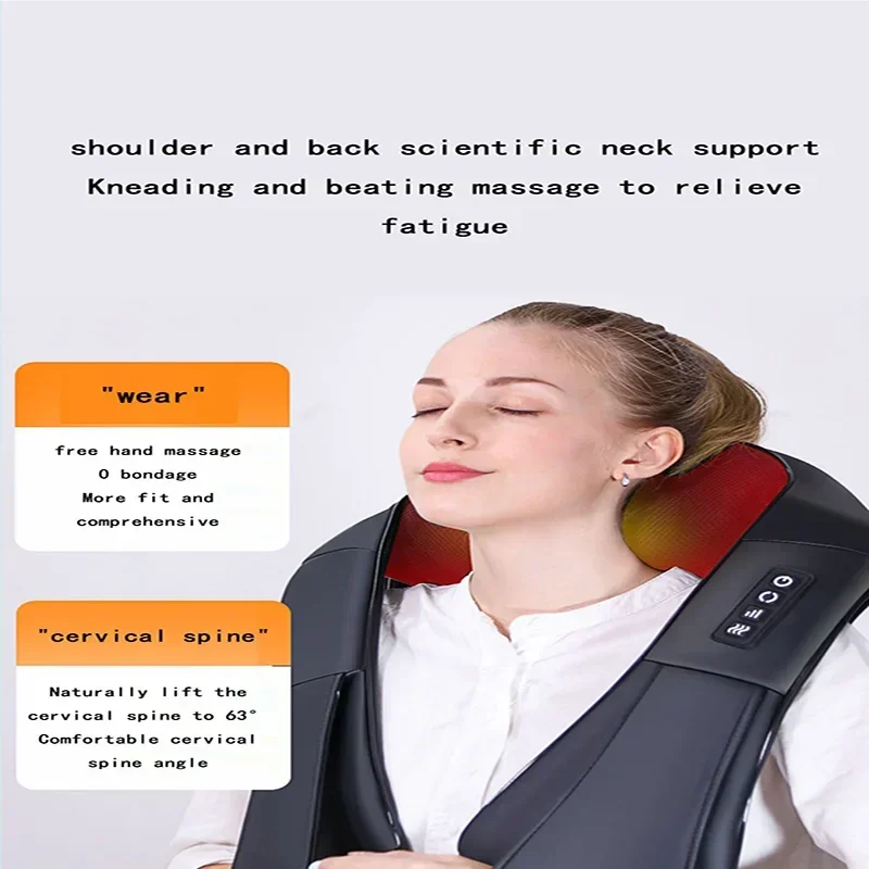 المنزل الكهربائية العمود الفقري العنقي مدلك الرقبة الظهر الخصر الكتف العجن فوز شال الرقبة الكتف الكهربائية الكتف الرقبة مدلك #2