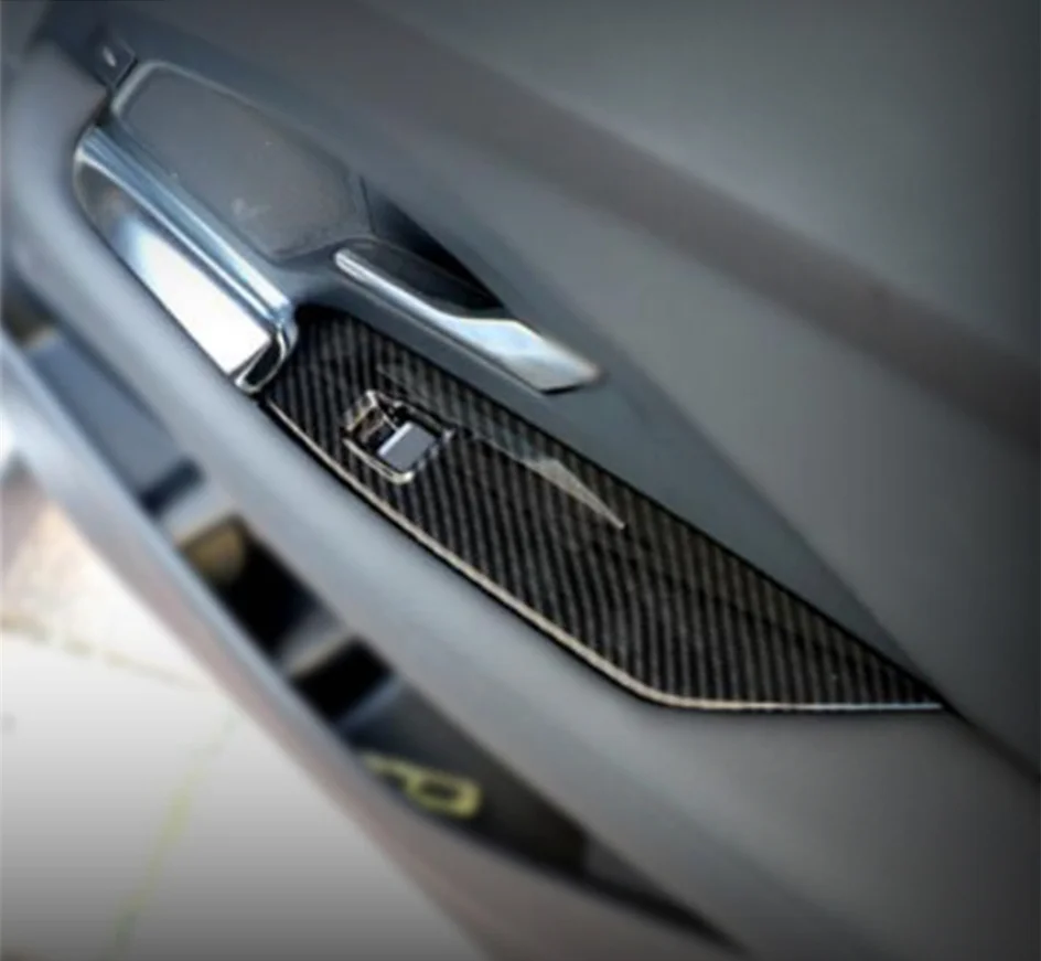 For Jaguar E-Pace E Pace 2018 - 2022 Accessories Stalls Shift Gear Box Panel Armrest Window Glass Lift Button Door Handle Cover image 3
