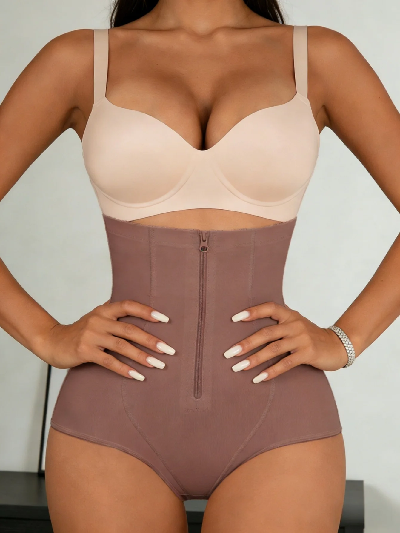 

Женские утягивающие брюки с высокой талией, 1 шт., с эффектом подтяжки ягодиц, дышащий пояс, двойной усиленный слой в промежности, подходят для муа-моделирования.