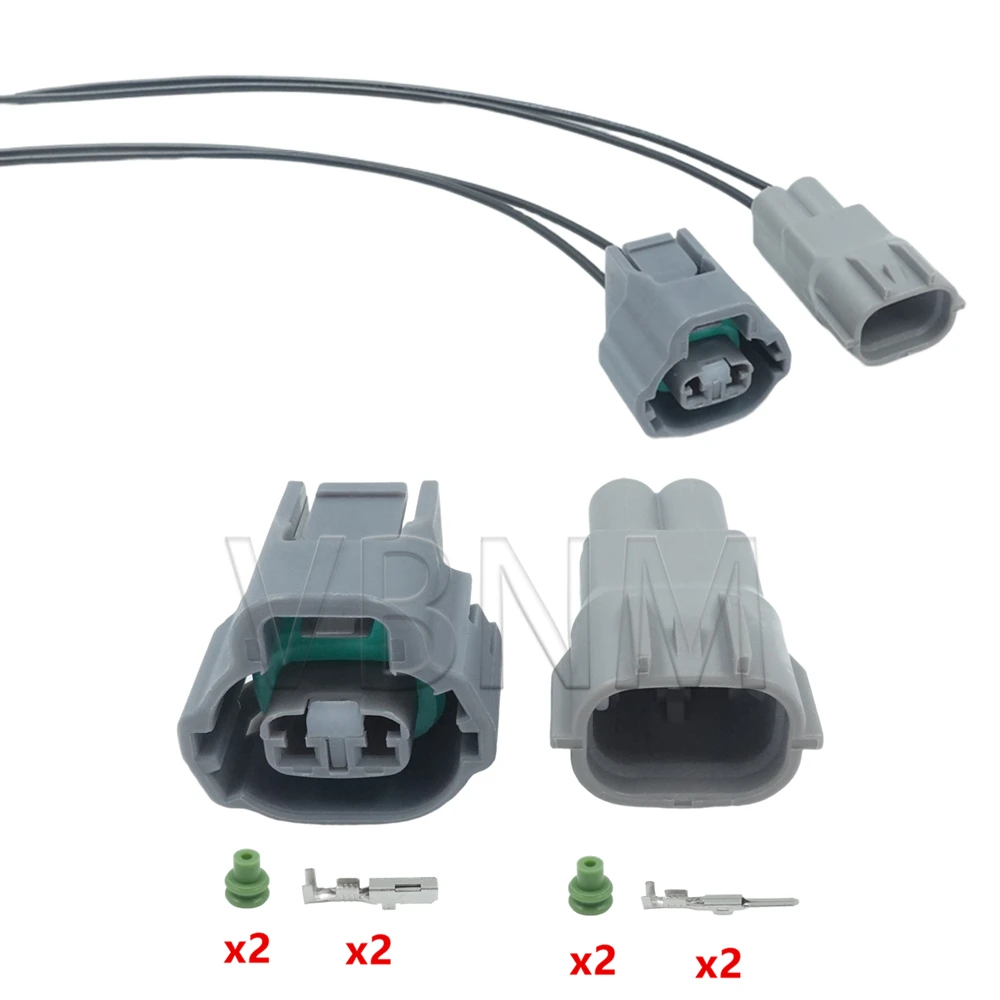 2 Pin 7282-8120-40 7283-7526-30 7283-7526-40 90980-11162 Auto Socket AC Assembly For VVT I Solenoid Connector Toyota Lexus 1JZ