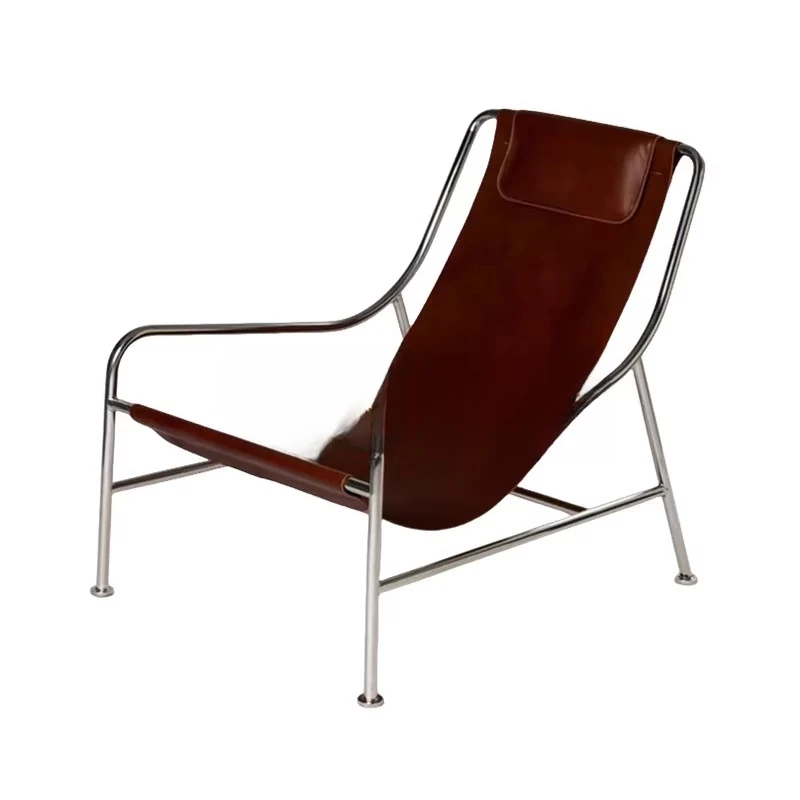 Jane luxury home living room bedroom metal leisure single chair, soft decoration exhibition hall sales department sofa chair