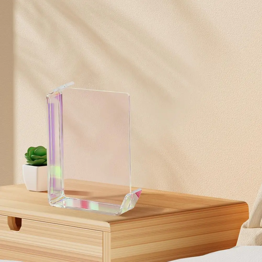 6/7 Inch Floating Photo Frame DIY Double-sided Horizontal Vertical Neon Acrylic Desktop Standing Decor Picture Display Frame