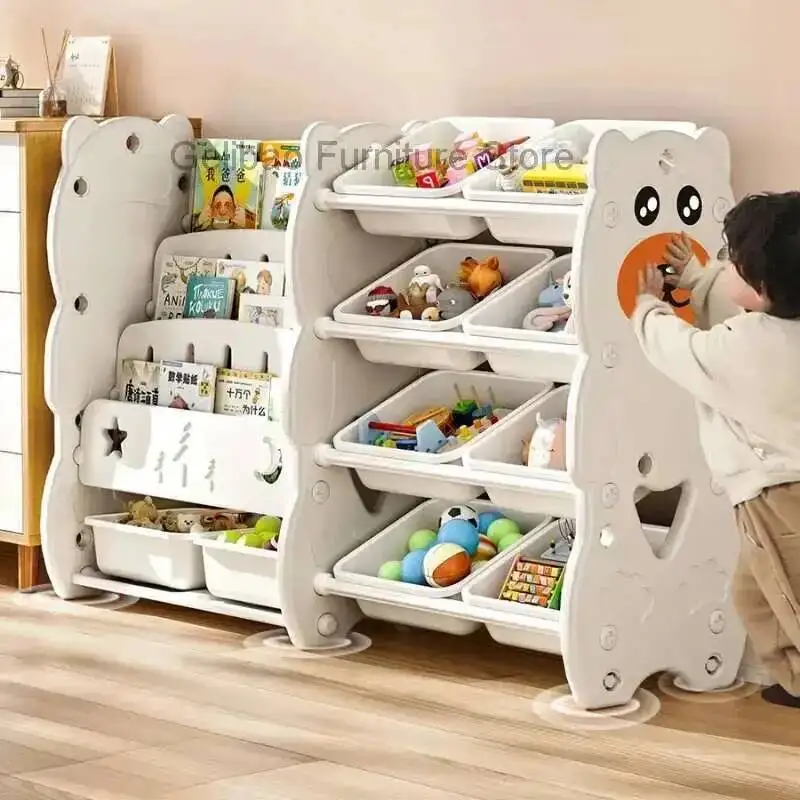 Mobile Desk Side Document Bookshelf Large Organizer Storage Rack Bookshelf Desk Storage Libreria Infantil Home Child Library