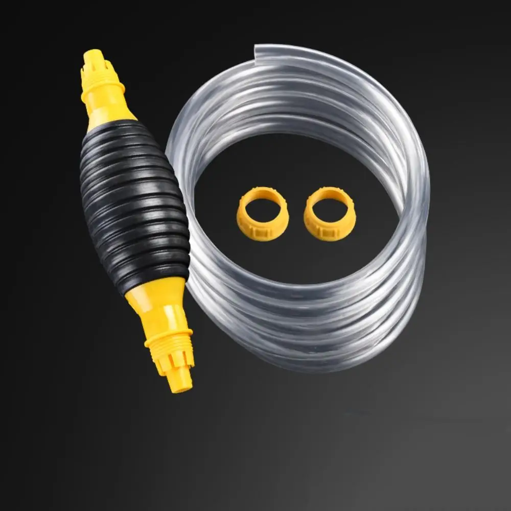 Update Syphon Fuel Saver Hand Fuel Pump Self-priming Large Flow Car Fuel Tank Sucker Oil Transfer for Gas