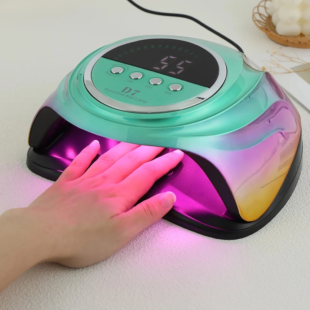 Nail Dryer UV LED Lamp For All Gel Polish With 66 LEDs Powerful Nail Drying Lamp UV Cabine With Smart Sensor Manicure Machine