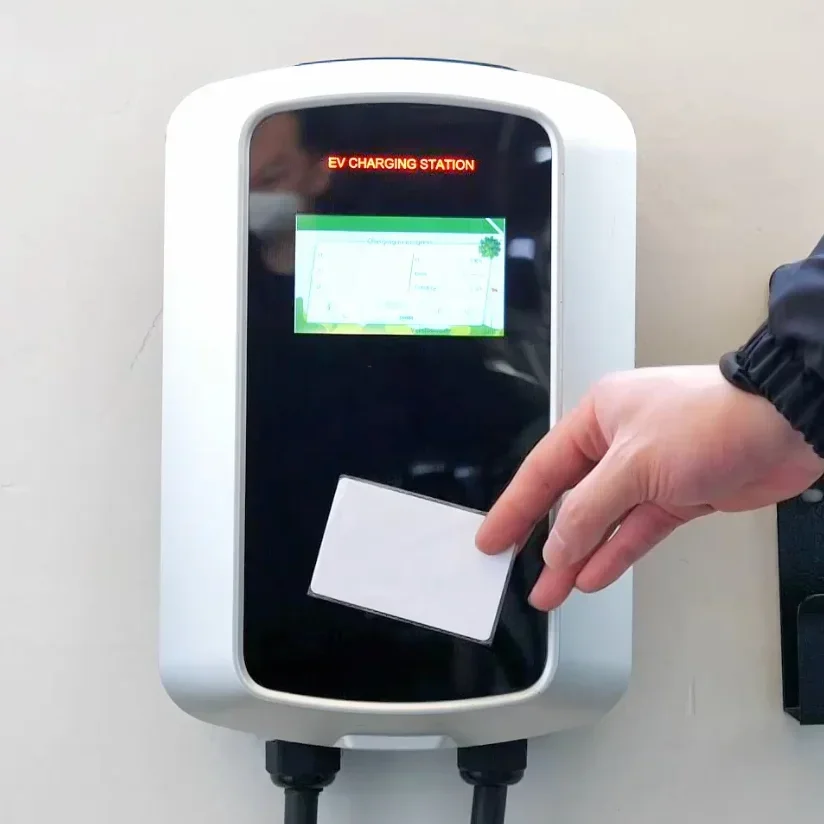Bluesky home type 2 7kw 11kw 22KW Wallbox Wall-mounted Charging Pile 32A EVSE Bluetooth APP not smart EV Charger