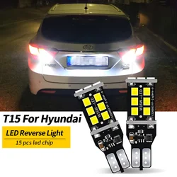 2PCS Canbus T15 921 W16W LED Bulb Car Backup Reverse Lights for Hyundai Tucson 2017 Creta Kona IX35 Solaris Accent I30 Elantra