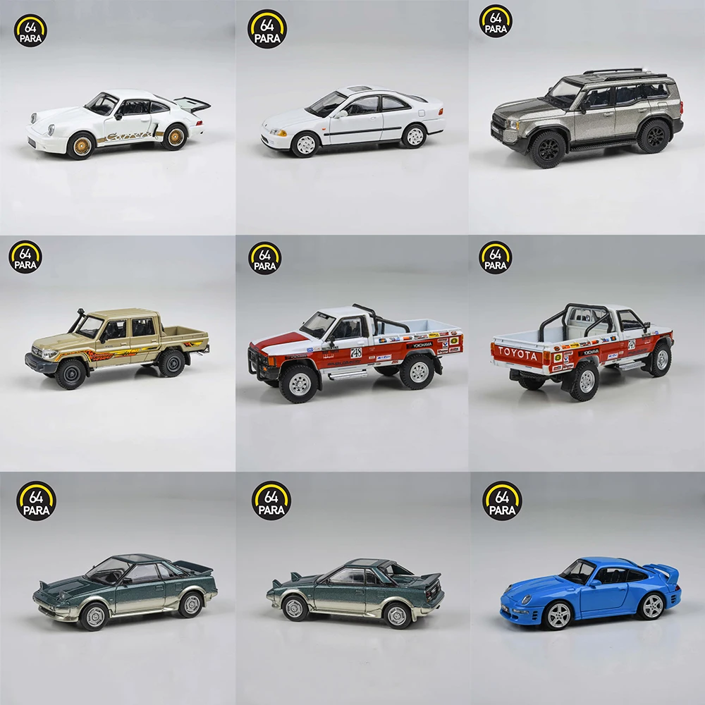 

1/64 Para64 модель автомобиля спортивный автомобиль литой под давлением автомобиль коллекция хобби игрушка с витриной для взрослых