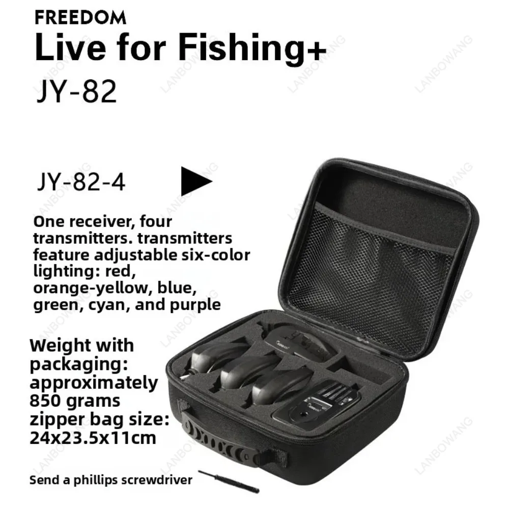 Wireless , Alarm JY-82PRO European Carp, Library Fishing Anti-bottom Fishing Alarm Beeping