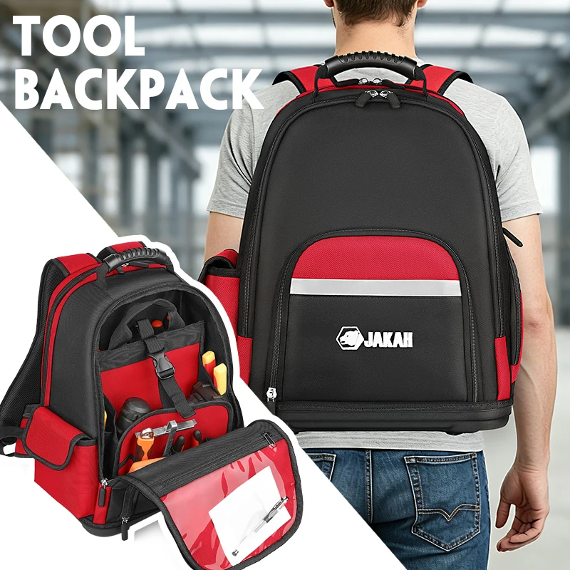 Office Tech Bag - Jakah Laptop Sırt Çantası Alet Çantası,