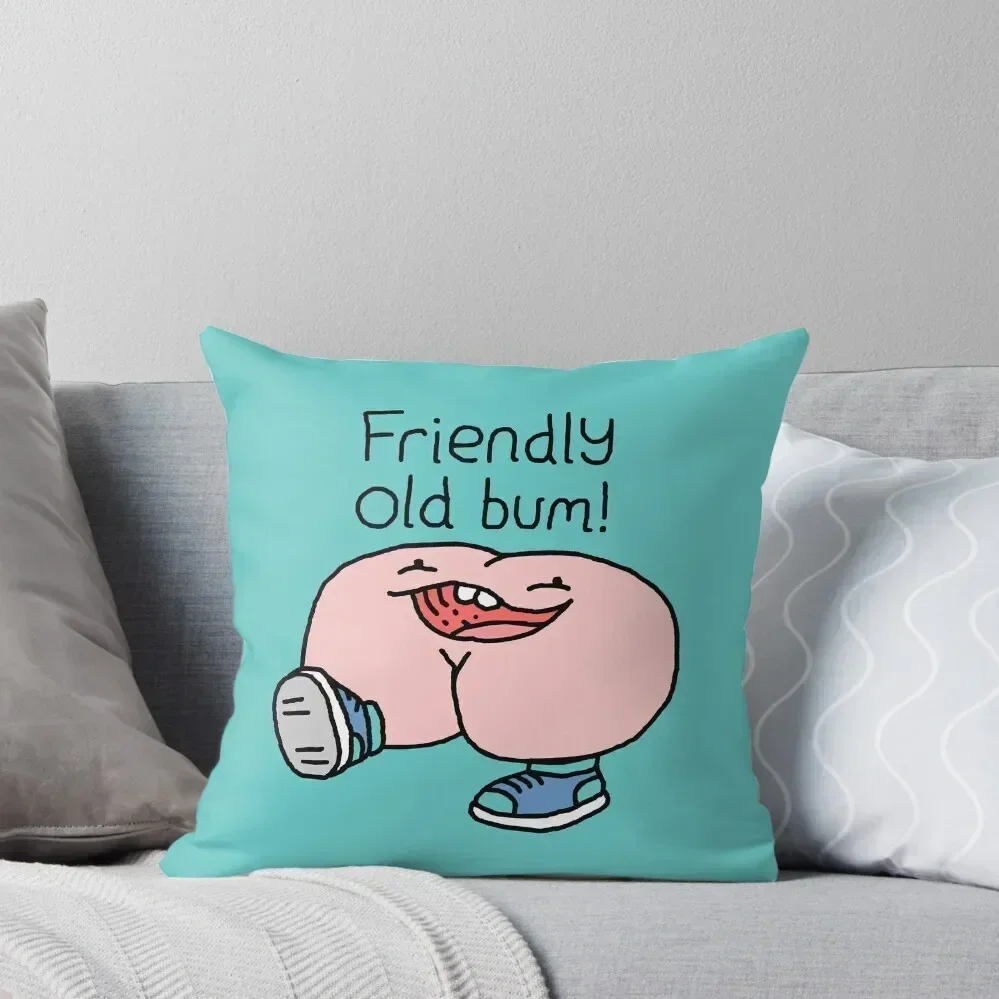 Willy Bum Bum - Friendly Old Bum! Throw Pillow Rectangular Cushion Cover Cushions For Decorative Sofa pillow