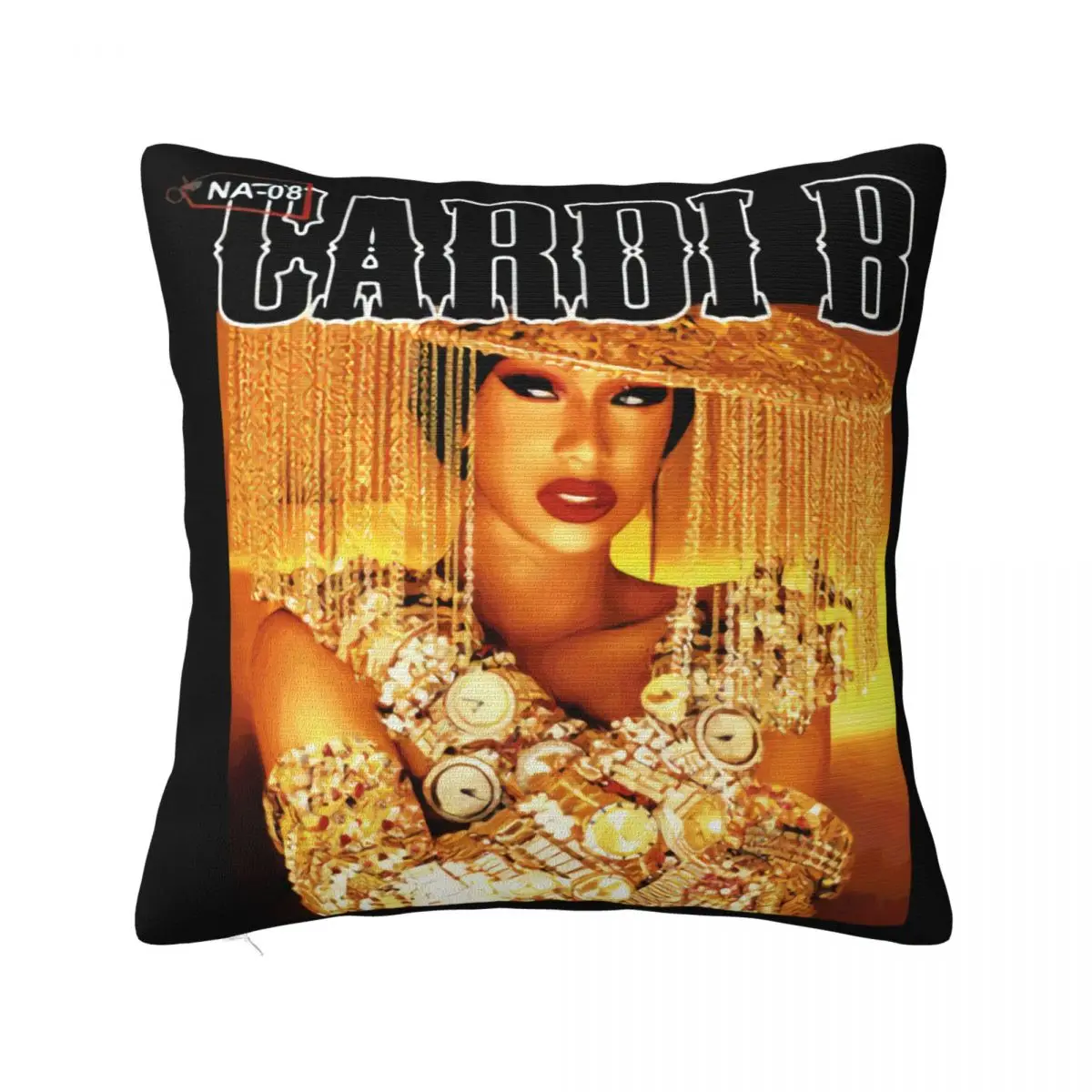 Cardi B Gold Make Money Moves Size S 5Xl New Print Stylish Party Latest Adult Slim Fit Pride Any Logo Slim Fit Pillow Case