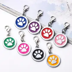 Dog Collar Address Tags for Dogs Medal with Engraving Name Kitten Puppy Accessories Personalized Cat Necklace Chain