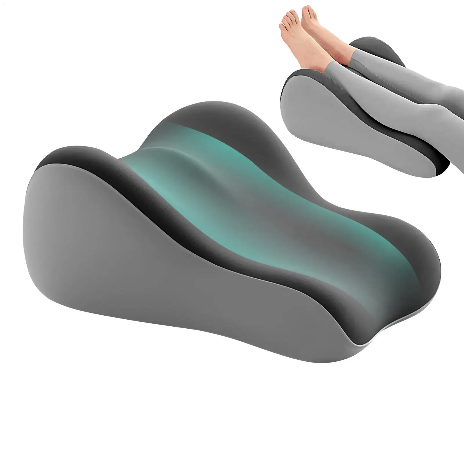 

Couples Pillow For Intimacy Memory Foam Ergonomic Reading Pillow Leg Raising Cushion For Reading Couch Game Chair Desk Sleeping