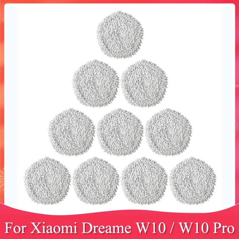 

Mop Cloth Replacement Accessories For Dreame Bot W10 / W10 Pro Sweeping Robot Vacuum Cleaner Spare Parts