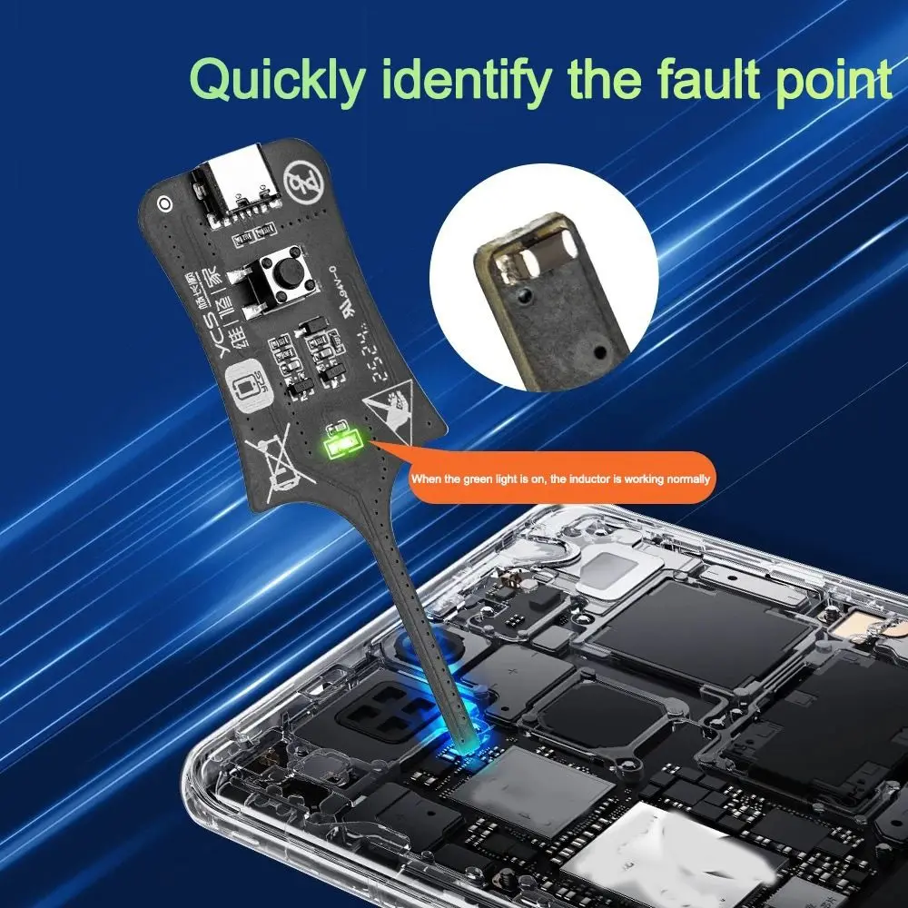Quick Fault Check Inductance Tester Professional Accurate Motherboard Coil Tester Universal Electromagnetic Induction Tool