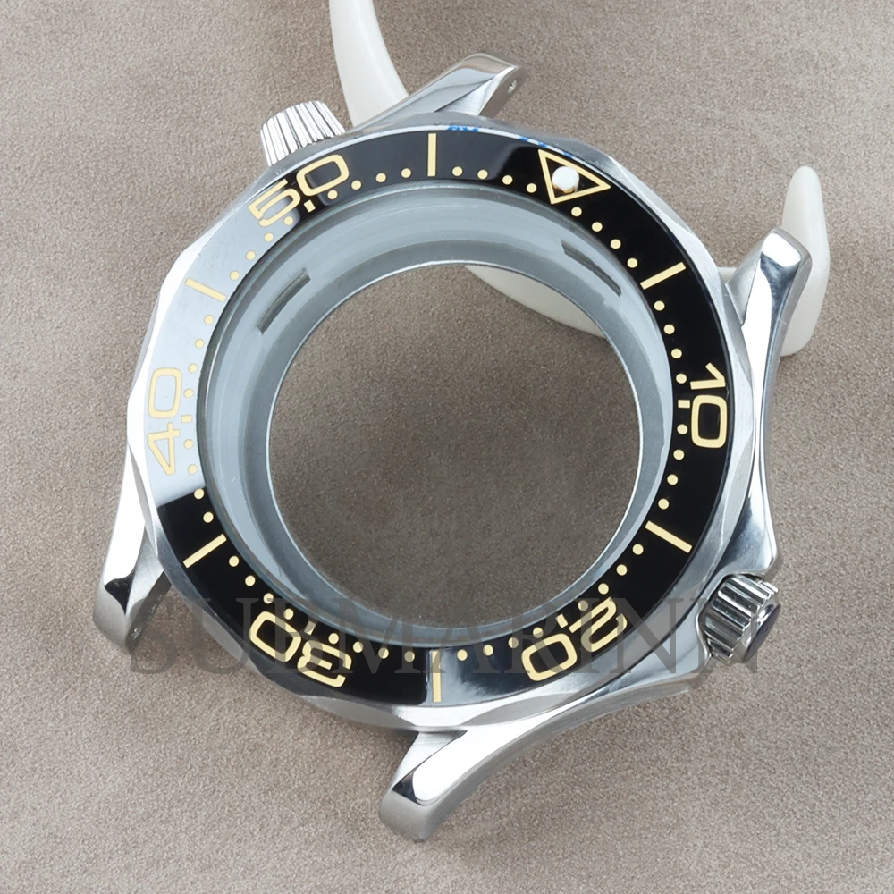 NH35 Case Bracelet 41mm Watch Case Waterproof 316L Stainless Steel FIT Seiko NH35 NH36 Movement 31mm Dial Seamaster 300 Case image 3